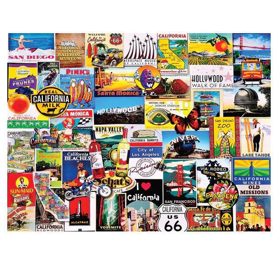 White Mountain Jigsaw Puzzles | I Love California 1000 Piece