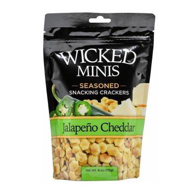 Wicked Minis Seasoned Oyster Crackers | Jalapeno Cheddar