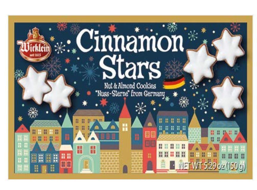 Wicklein Zimtsterne Cinnamon Star Cookie - Nuss-sterne German Holiday Cookies