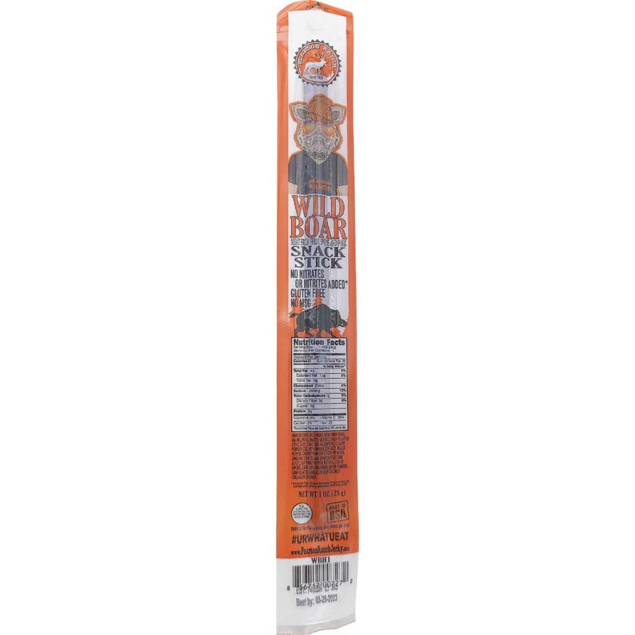 Wild Boar Hickory Smoked Snack Stick