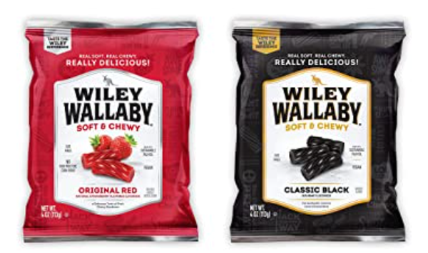 Wiley Wallaby Classic Black Australian Licorice
