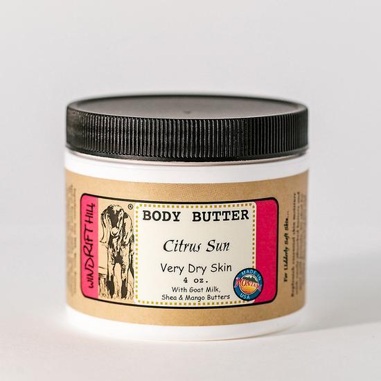 Windrift Hill Creamy Goat Milk Body Butter | Citrus Sun