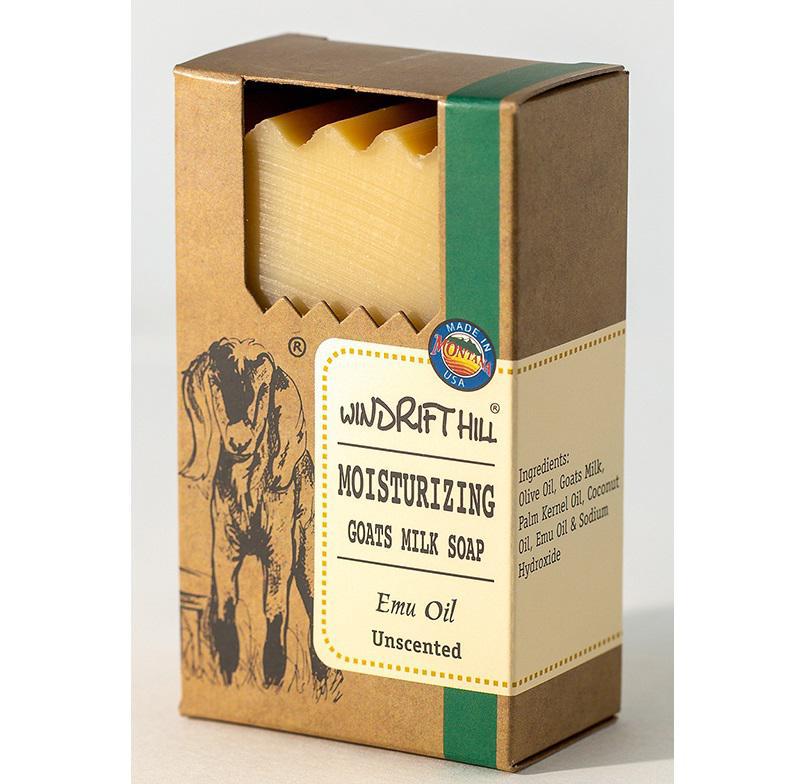 Windrift Hill Moisturizing Goat Milk & Emu Oil Soap | Unscented