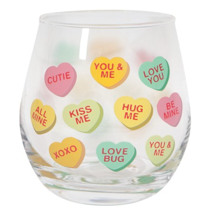 Wine Glass Sweet Hearts by Now Designs