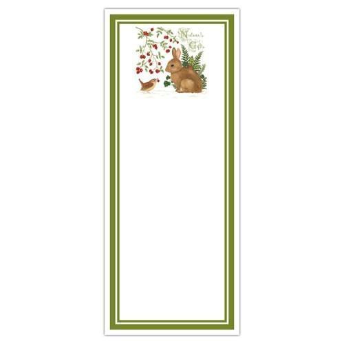 Winter Bunny Magnetic Note Pad