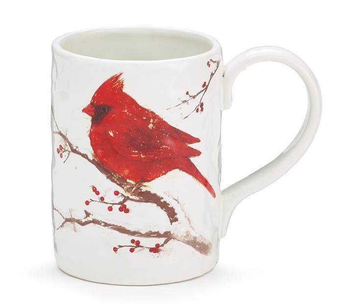 Winter's Blessings with Cardinal Mug