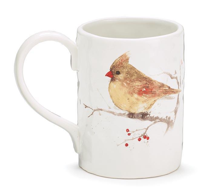 Winter's Blessings with Cardinal Mug