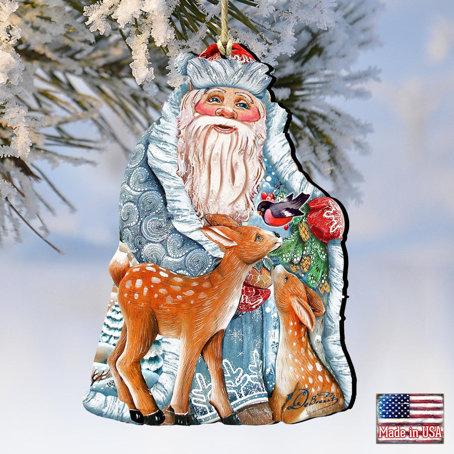Winter Treasure Santa Keepsake Decorative Christmas Ornament