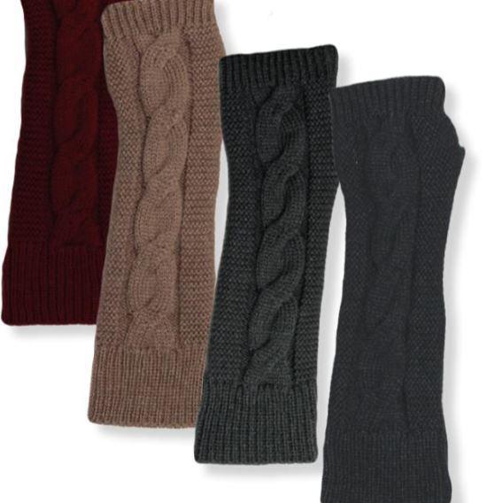 Women's Arm Warmers Cable Pattern