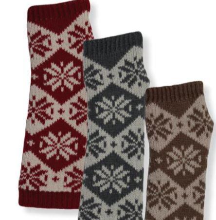 Women's Arm Warmers Diamond Crochet Design