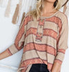 Women's Aztec Print Top | Rust