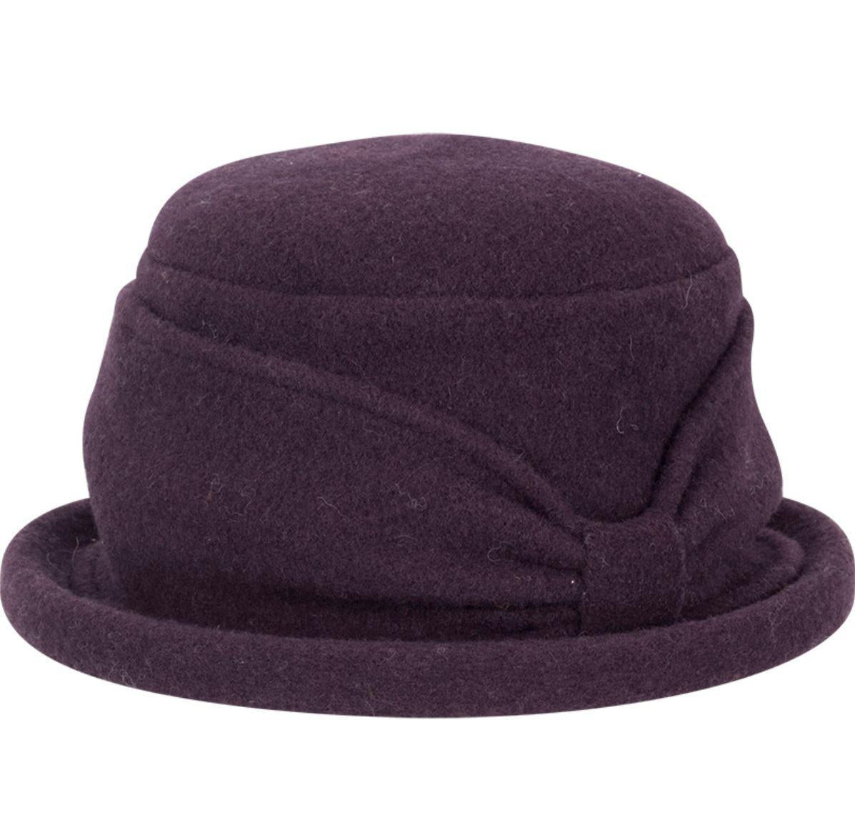Women's Boiled Wool Cloche Hat Silva