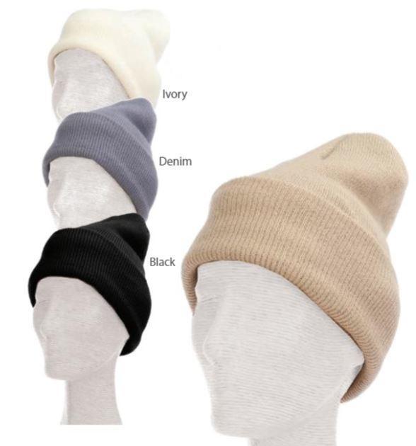 Women's Cashmere Blend Cuff Cap with Thinsulate™ Insulation