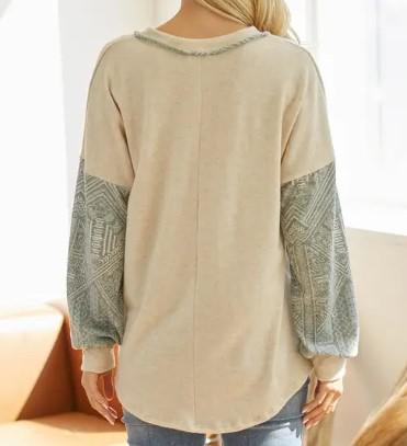 Women's Dana V-Neck Pullover | Oatmeal