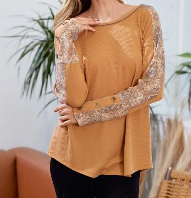 Women's Day Break Vintage Top | Camel
