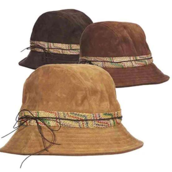 Women's Faux-Suede Bucket Hat