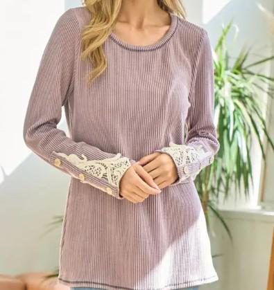 Women's Good Habits Top | Lavender