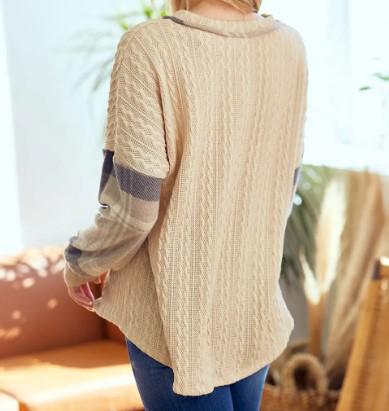 Women's Shift in the Wind Cable Knit Top | Oatmeal