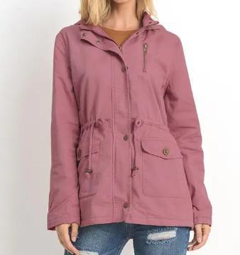 Women's Utility Parka Jacket | Mauve