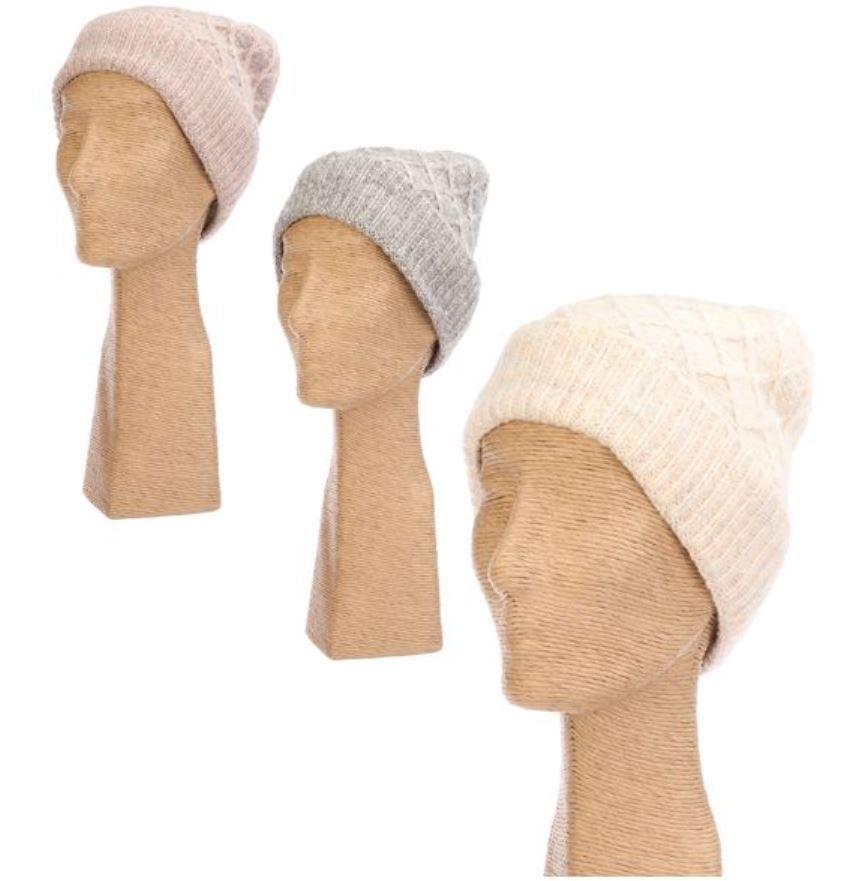 Women's Wool Blend Cuff Cap