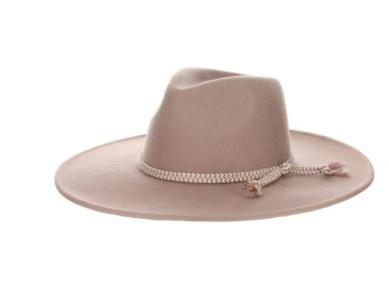 Women's Wool Felt Pinch Front Hat | Blush