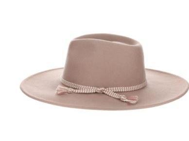 Women's Wool Felt Pinch Front Hat | Blush