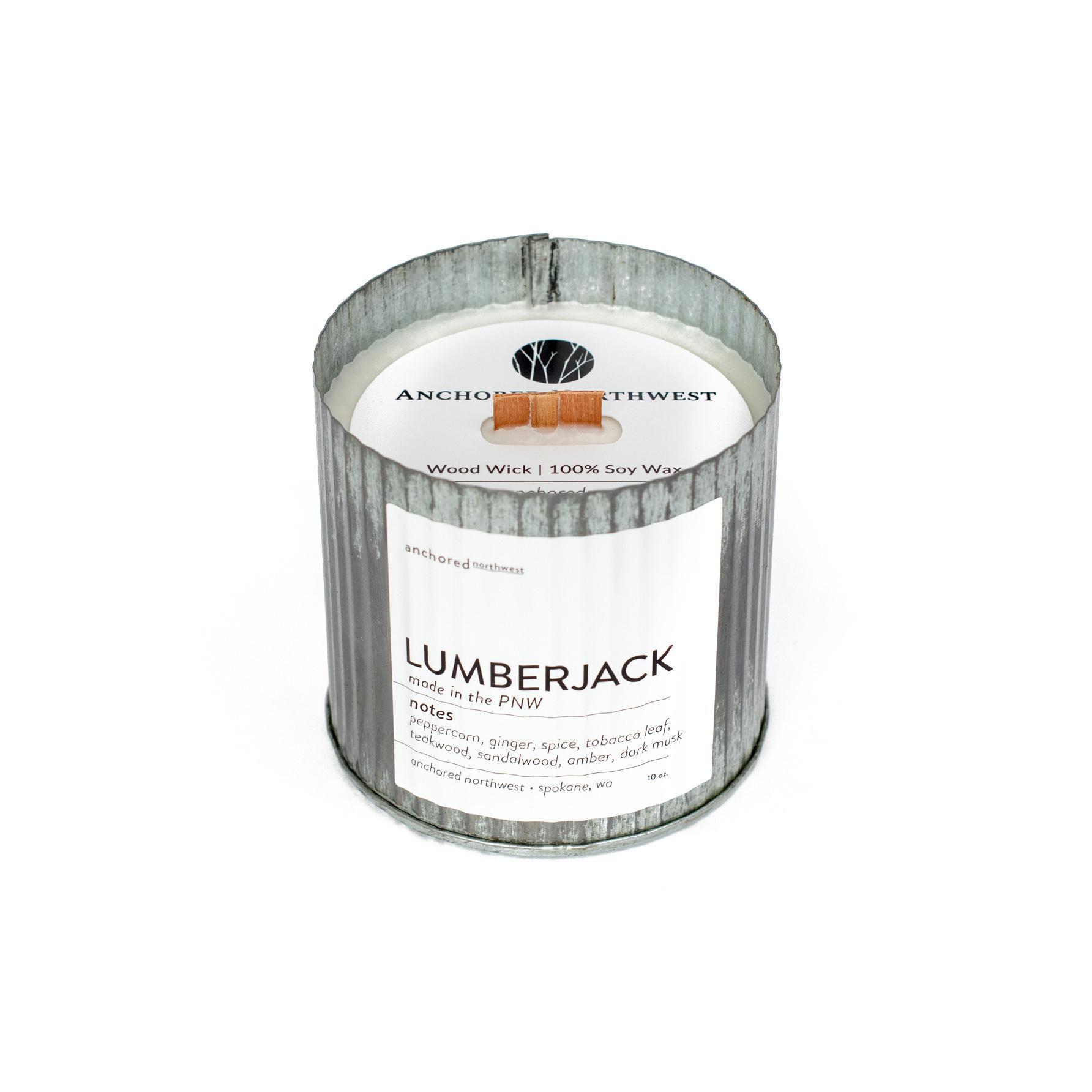 Wood Wick Candle Lumberjack