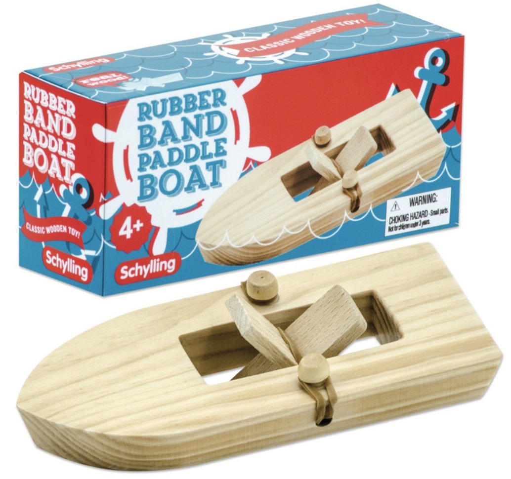 Wooden Paddle Boat