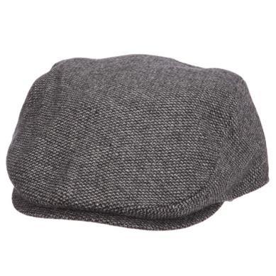 Wool Blend Nailhead Rattle Ivy Cap | Charcoal