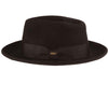 Wool Felt Fedora | Bristol Black