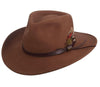 Wool Outback Hat | Pecan