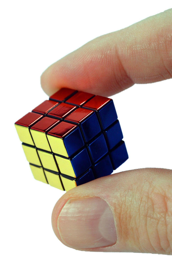 World’s Smallest 40th Anniversary Metallic Rubik’s Cube