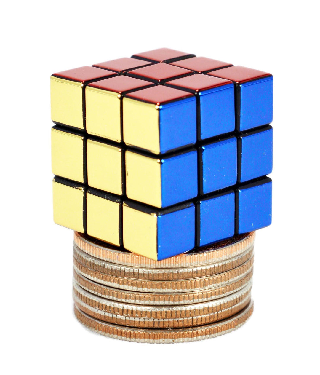 World’s Smallest 40th Anniversary Metallic Rubik’s Cube