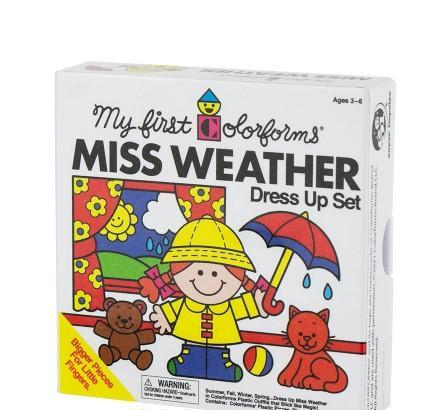 World’s Smallest Colorforms | Miss Weather