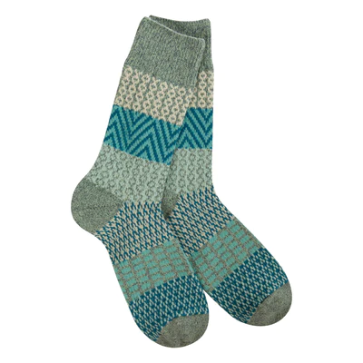 World's Softest® Mouse Creek Children's Crew Sock | Lagoon