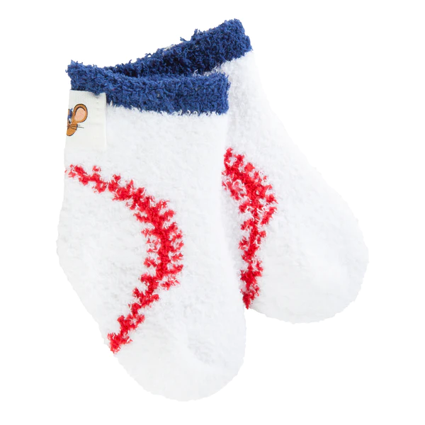 World's Softest Socks Mouse Creek Snug Infant Cozy Crew | Baseball