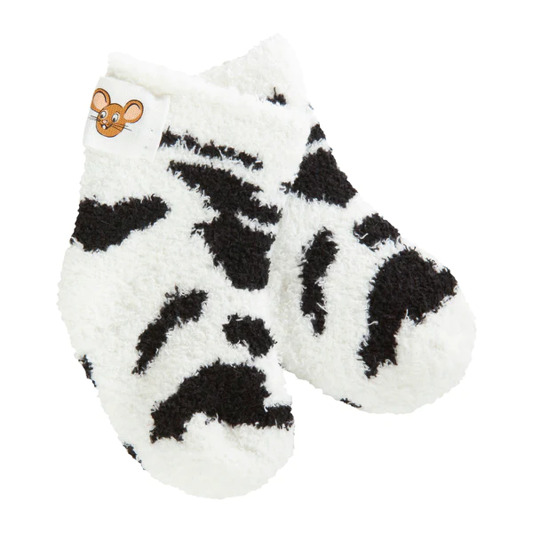 World's Softest Socks Mouse Creek Snug Infant Cozy Crew | Moo