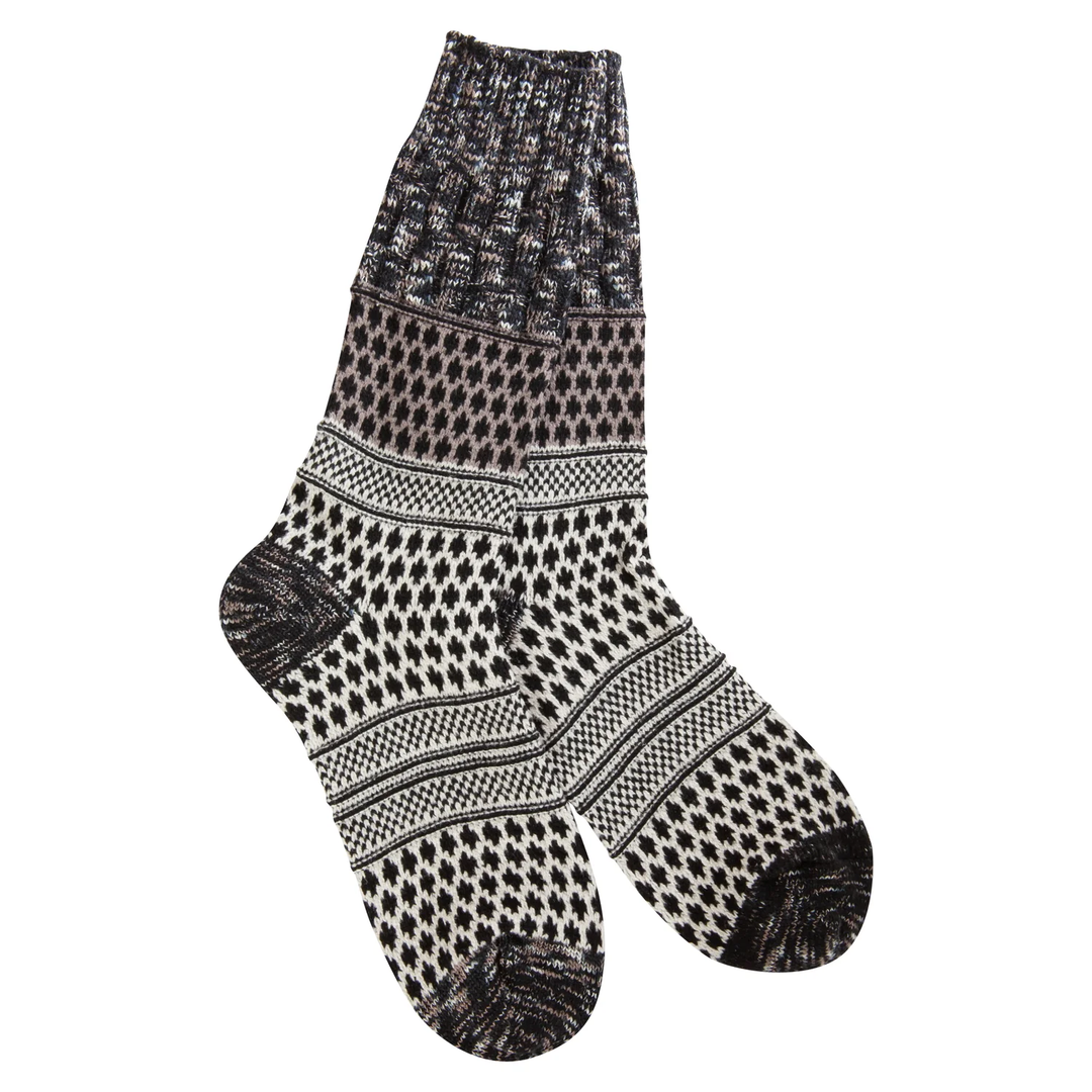 World's Softest® Socks Weekend Gallery Textured Crew | Nightfall Multi