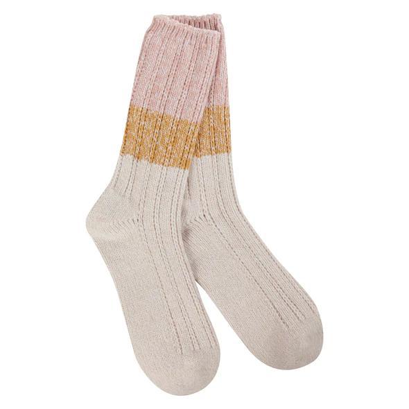 World's Softest® Socks Weekend Pointelle Crew | Rose