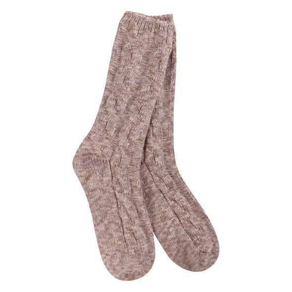 World's Softest® Socks Weekend Ragg Cable Crew | Nirvana