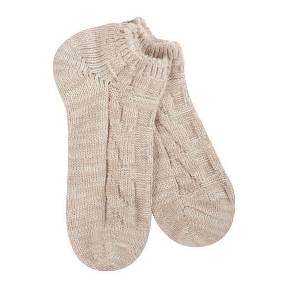 World's Softest® Socks Weekend Ragg Cable Low | Stone