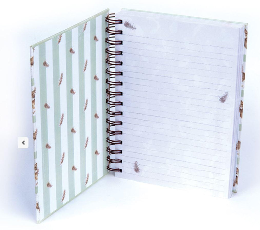 Wrendale ‘Birds of a Feather' Owls Spiral Bound Journal