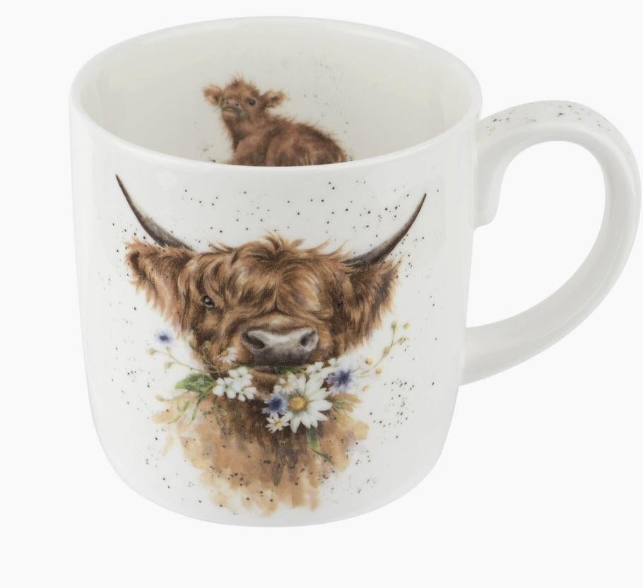 Wrendale Bone China Mug | Daisy Cow