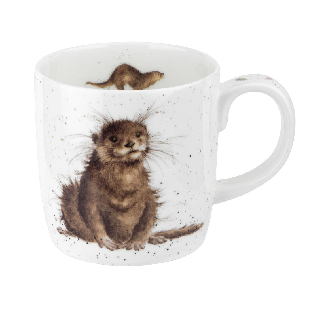 Wrendale Bone China Mug River Gent Otter