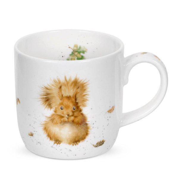 Wrendale Bone China Mug | Treetop Squirrel