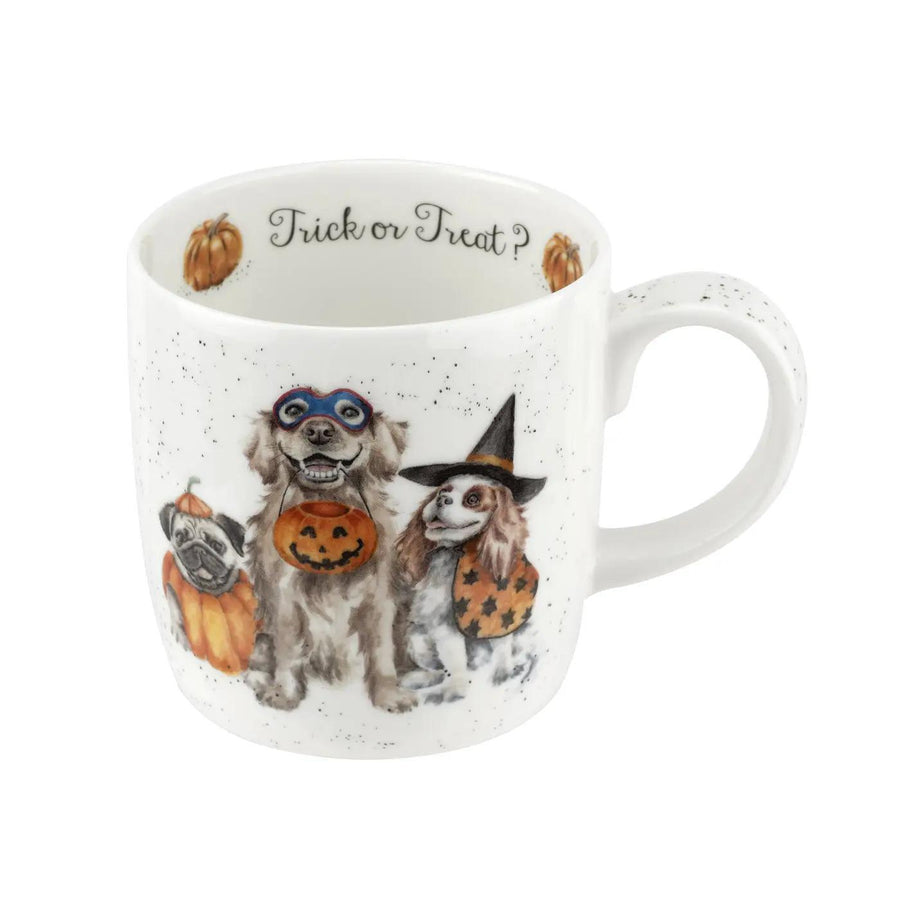 Wrendale Bone China Mug | Trick or Treat Dogs