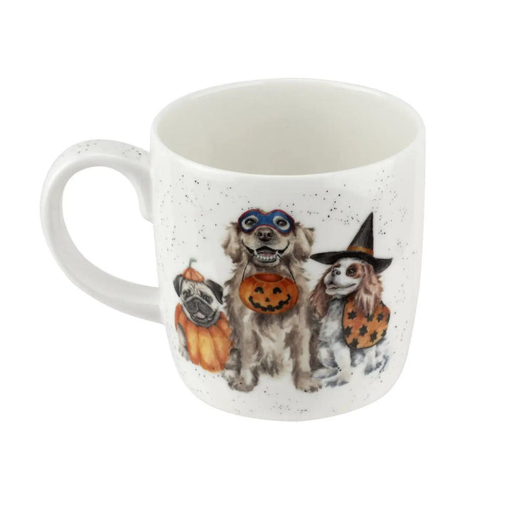 Wrendale Bone China Mug | Trick or Treat Dogs