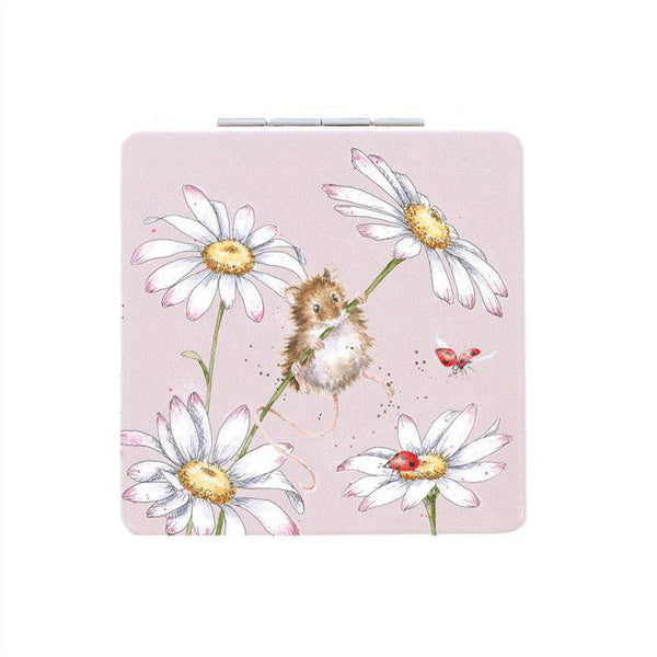 Wrendale Compact Mirror | Oops a Daisy Mouse