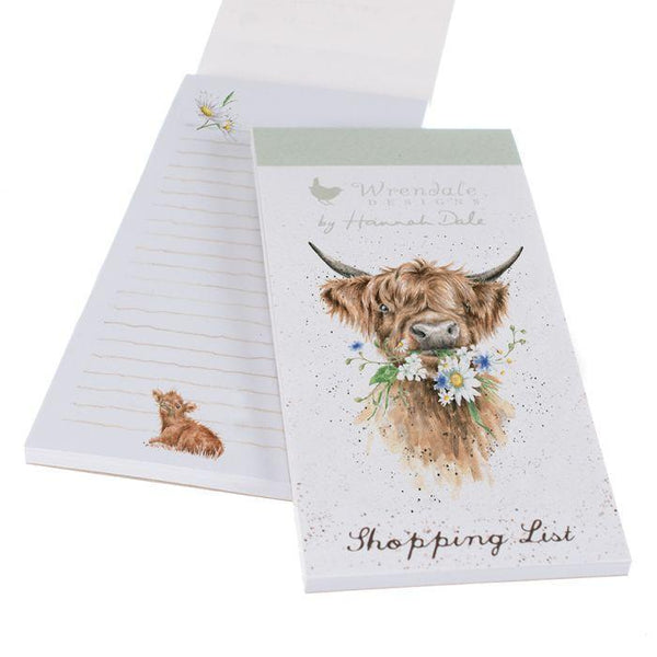 Wrendale ‘Daisy Coo’ Cow Magnetic Shopping List Pad