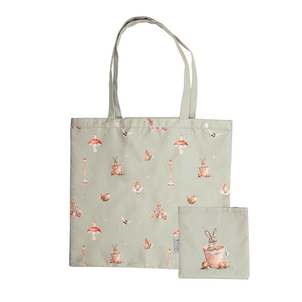 Wrendale Foldable Shopping Bag | Garden Friends Rabbit